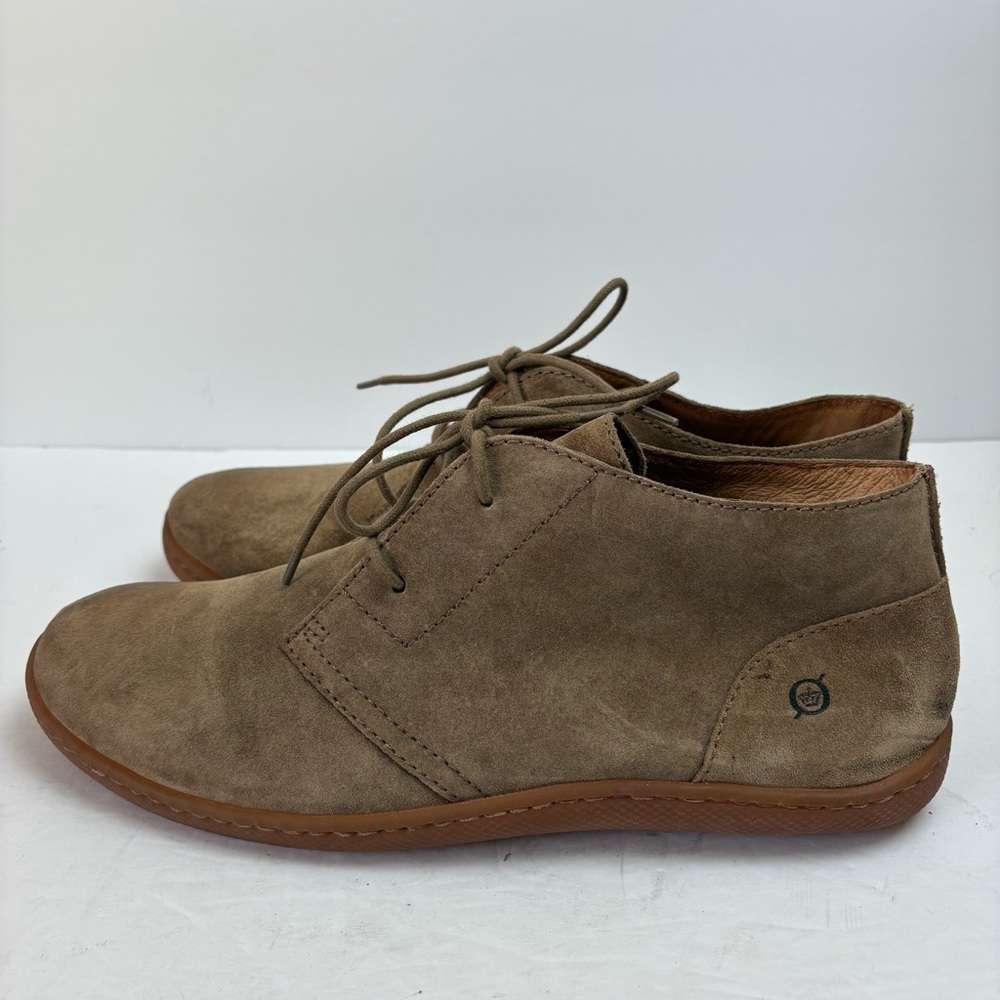 Born Chuka Boots Tan Brown Suede Leathef Lace-up Men’s size 11